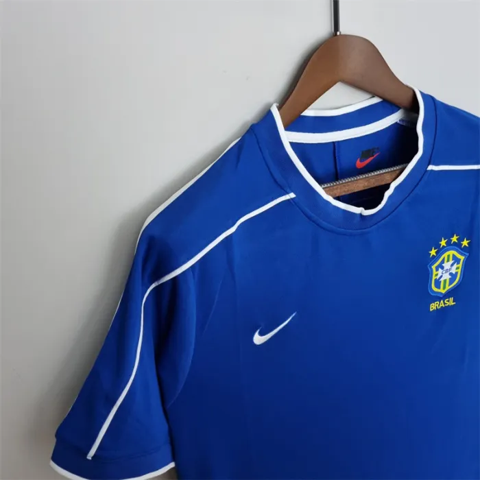 Brazil Jersey Away Kit 1998 Retro Football Team Soccer Shirt product image 5