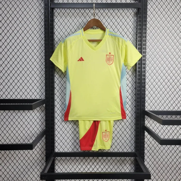 Kids Spain Away Kit 24/25 Euro Cup 2024 Football Jersey product image 1