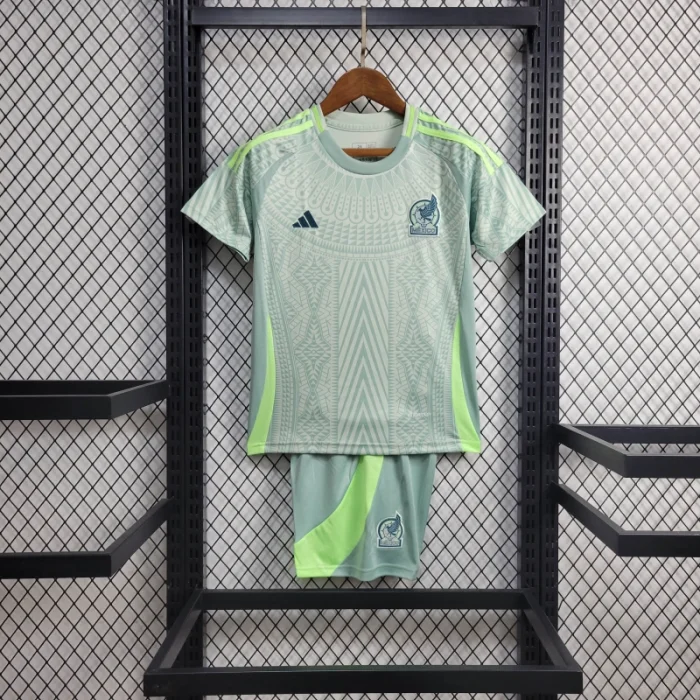 Kids Mexico Away Kit 24/25 Copa America 2024 Football Jersey product image 1
