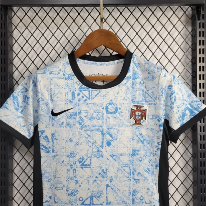 Portugal Away Kit 24/25 Euro Cup 2024 Kids Football Jersey product image 4