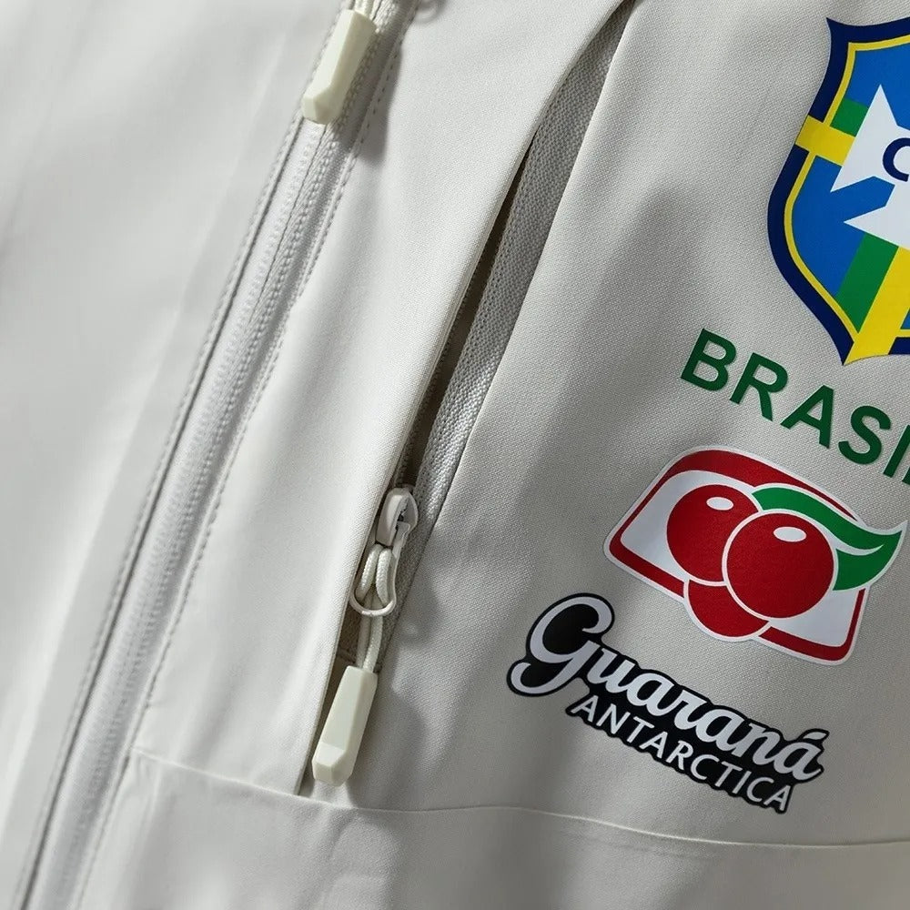 Brazil Windbreaker 2025/26 White Football Kit product image 6