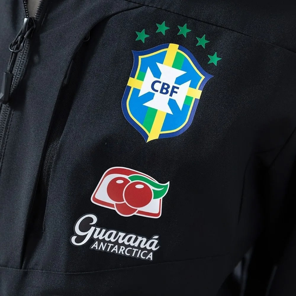 Brazil Windbreaker 2025/26 Black Football Kit product image 2