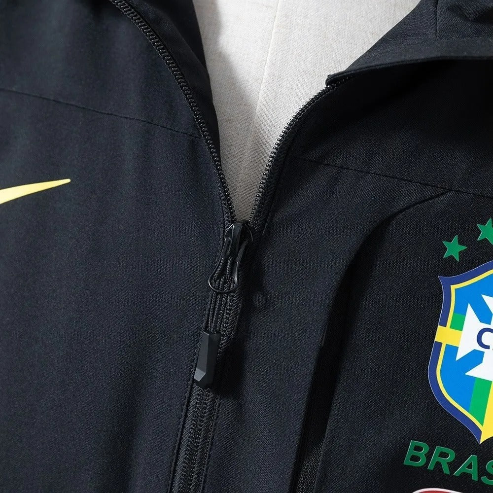 Brazil Windbreaker 2025/26 Black Football Kit product image 7